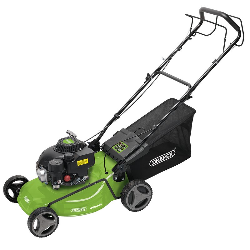 Draper 8672 Self-Propelled Petrol Lawn Mower, 460mm, 150cc/3.6HP