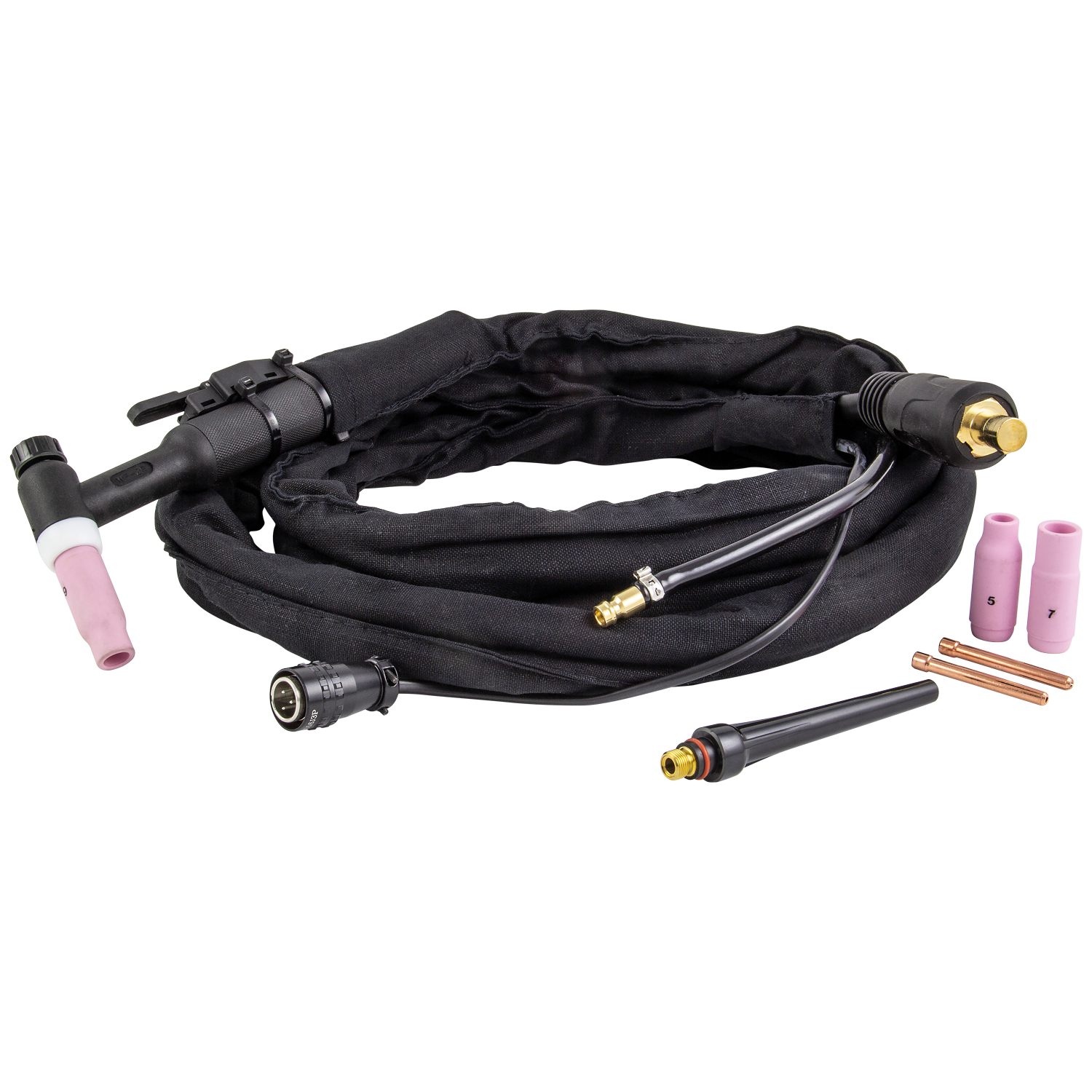 Welding TIG Torch 26(4mtr) c/w 3pin plug (L/Dinse), 05016, SIP