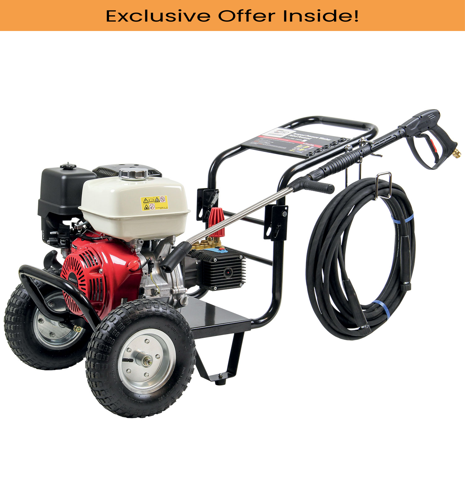 SIP 08950 PP960/280 Honda GX Pressure Washer, Max. Pressure - 960 Bar