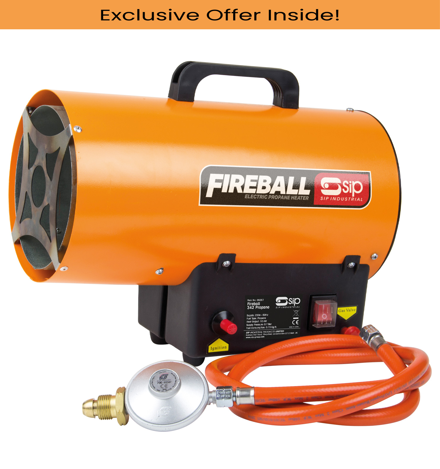 SIP 09287 Fireball 342 Propane Space Heater
