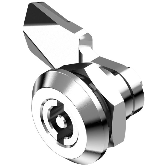 Stainless Steel Quarter Turn Lock 3mm Double Bit with 18mm Grip Height, Metrol - 1420-18013-316