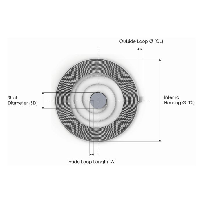Power Spring - Material thickness 0,4mm, Metrol - 8985
