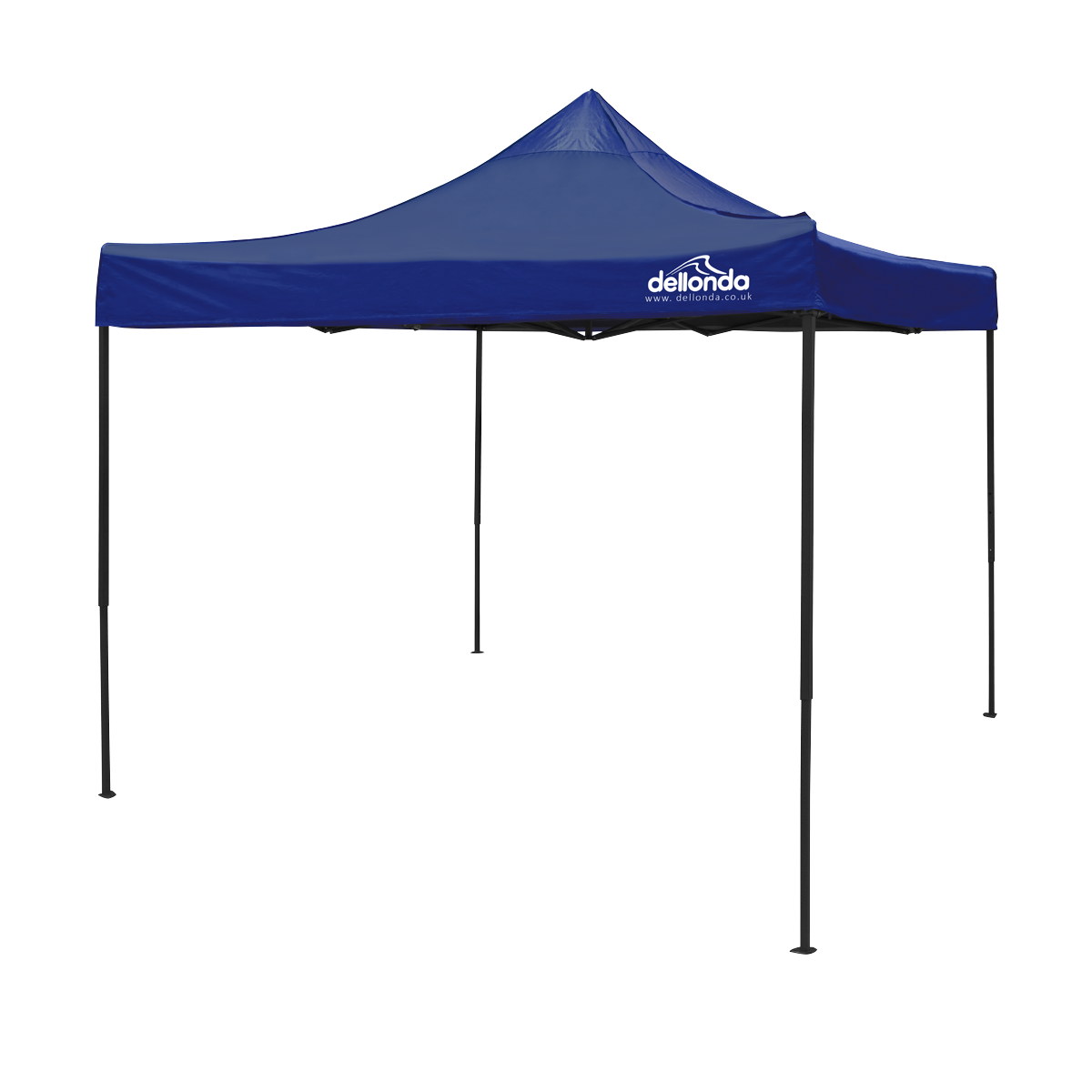 Sealey DG131 Dellonda Premium 3 x 3m Pop-Up Gazebo, PVC Coated, Water Resistant Fabric, Supplied with Carry Bag, Rope, Stakes & Weight Bags - Blue