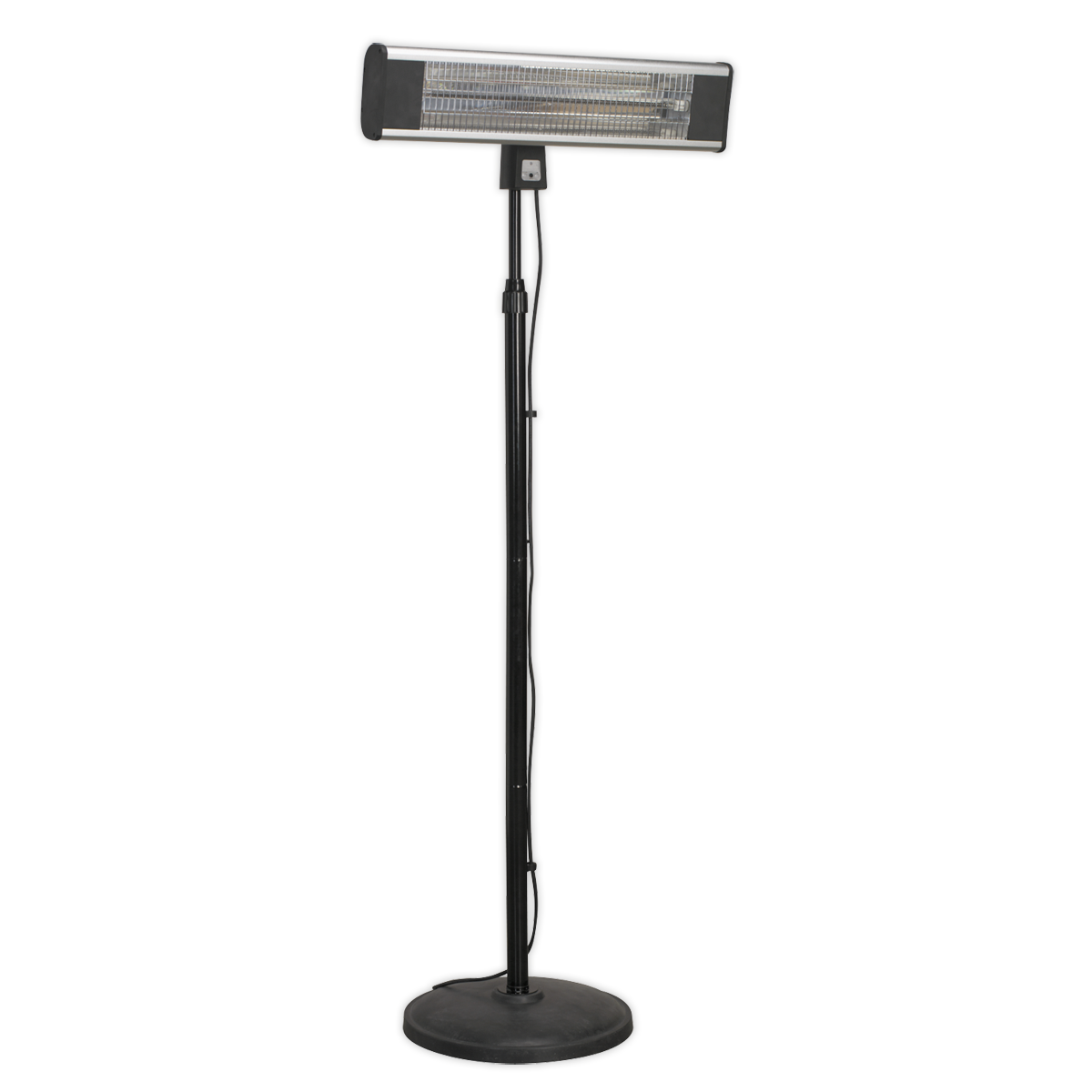 Sealey IFSH1809R High Efficiency Carbon Fibre Infrared Patio Heater 1800W/230V with Telescopic Floor Stand