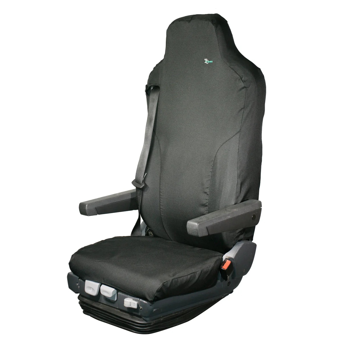 Seat Cover For Iveco Stralis - Individual Isringhausen Driver Seat, Town & Country - MERT05BLK