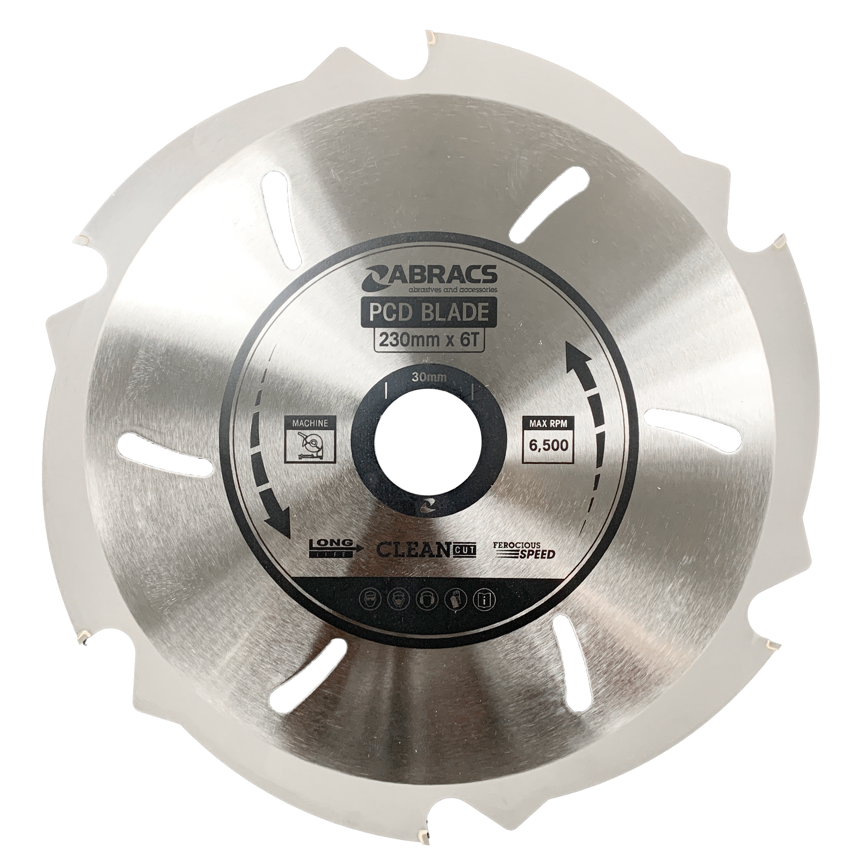 Abracs PCD Blade, 230mm x 30mm x 6T, PCD2306
