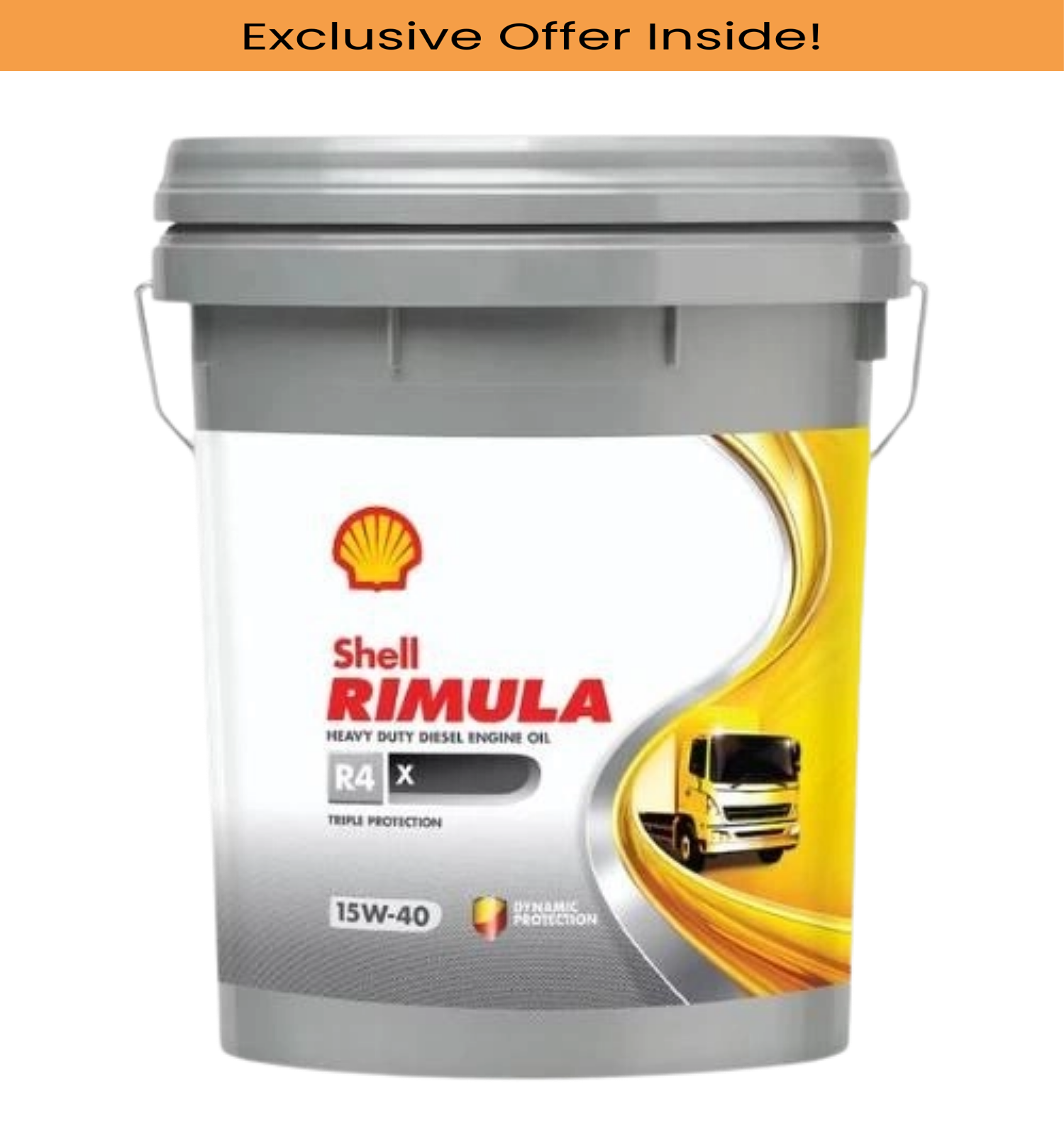Shell - Rimula R4 X 15W-40 CI4 E7, HD Engine Oil - 20 Litre