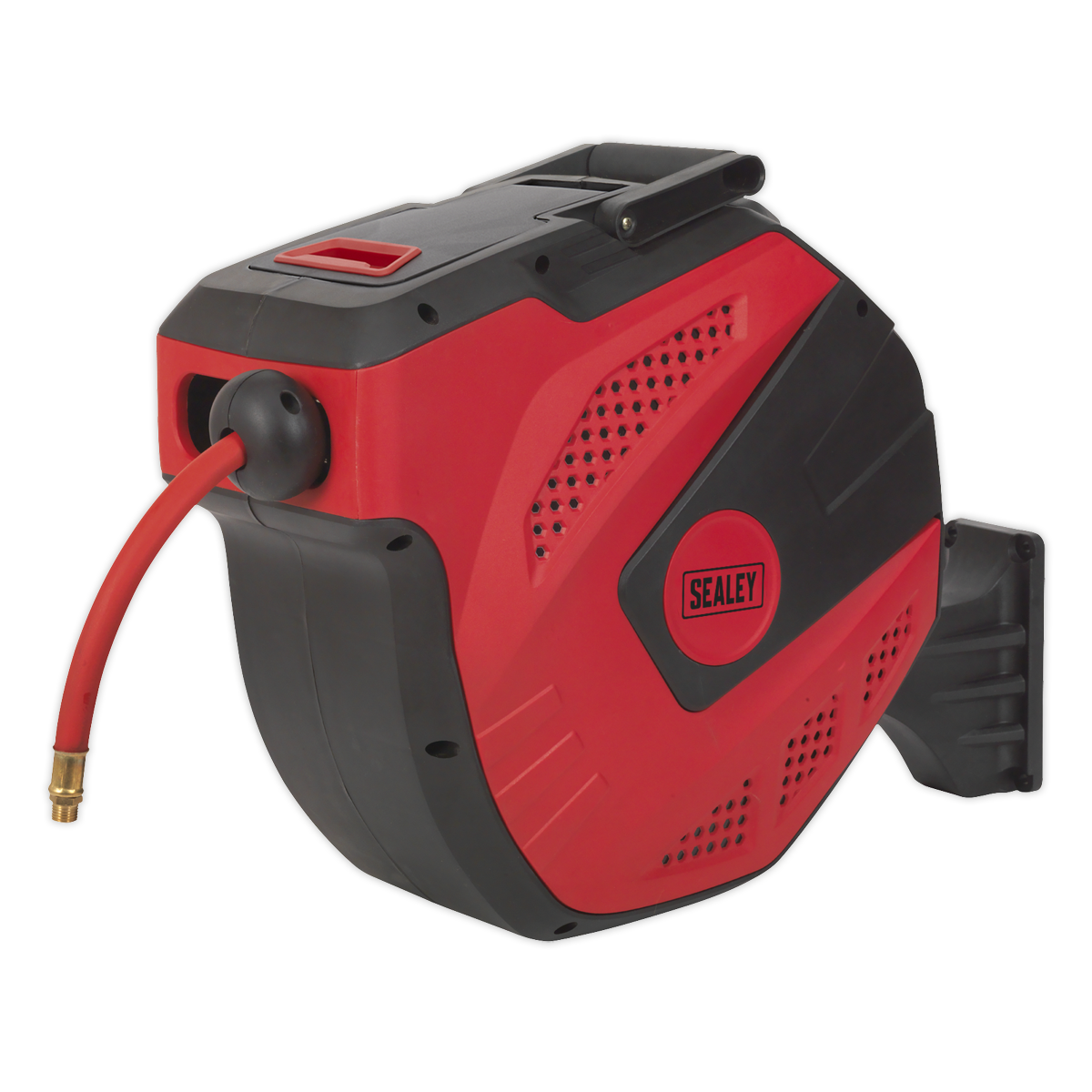 Sealey SA823 Air Hose Reel Auto-Rewind Control 20m Ø10mm ID - Rubber Hose