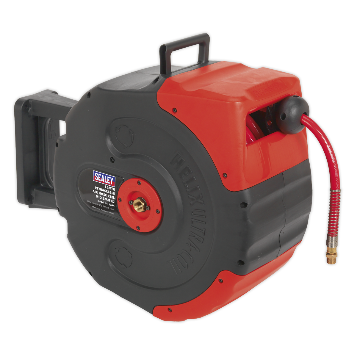 Sealey SA94 Retractable Air Hose Reel 15m Ø12.5mm ID