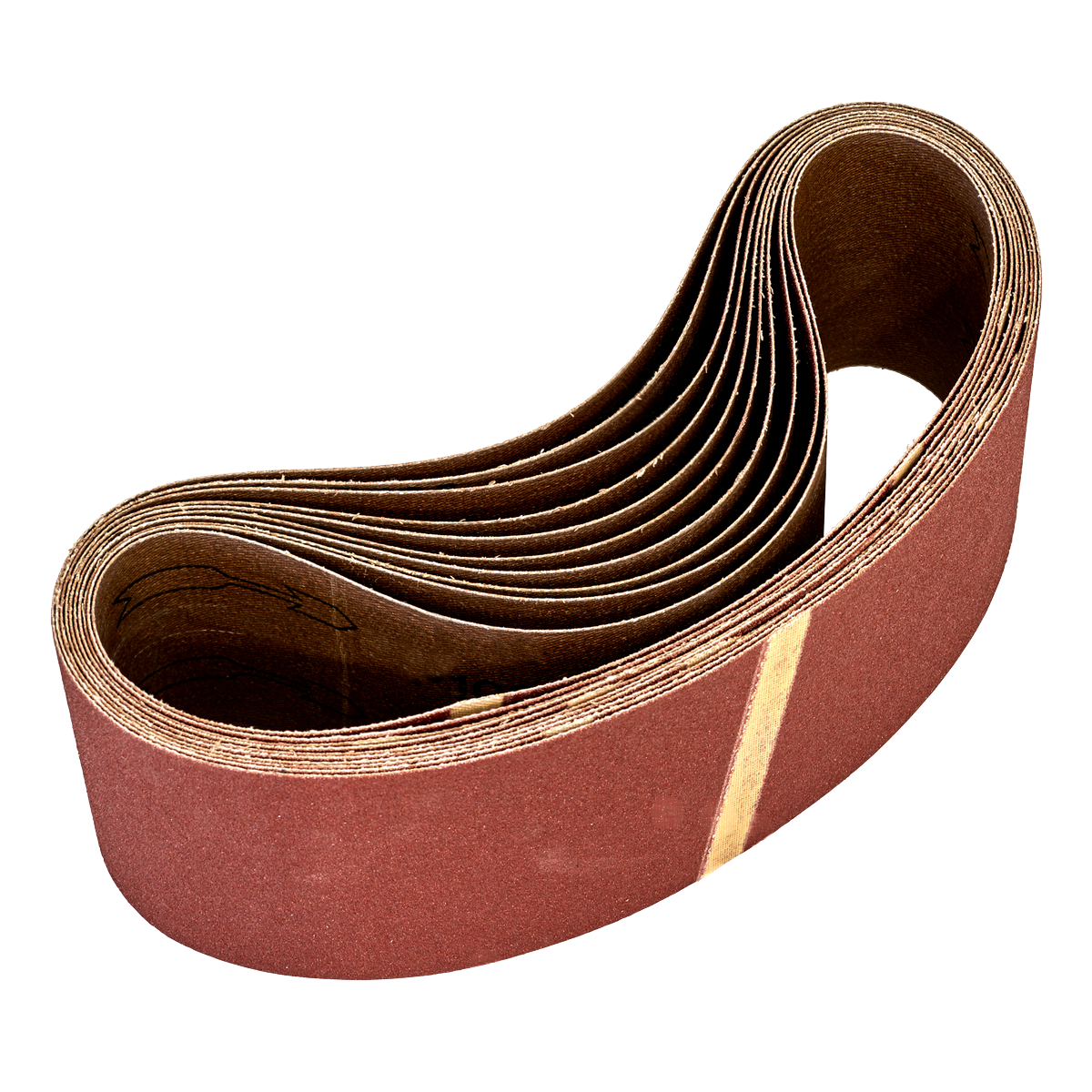 Sealey WSB5380 Sanding Belts 75 x 533mm 80Grit - Pack of 10