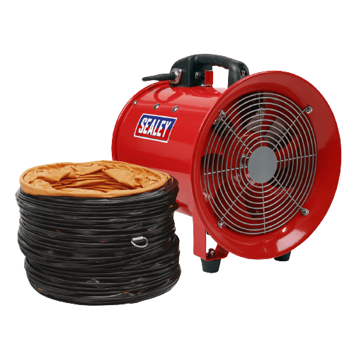 Sealey VEN250 Portable Ventilator Ø250mm with 5m Ducting