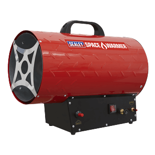 Sealey LP100 Space Warmer Propane Heater 61,000-102,000Btu/hr (18-30 kW)